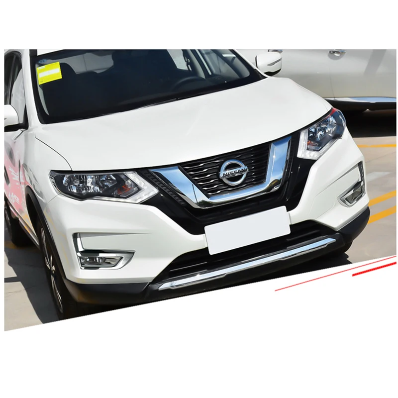 

For Nissan X-TRAIL 2014 -2020 Foglight Reflector ABS Chrome Rear Fog Light Lamp Cover Trims