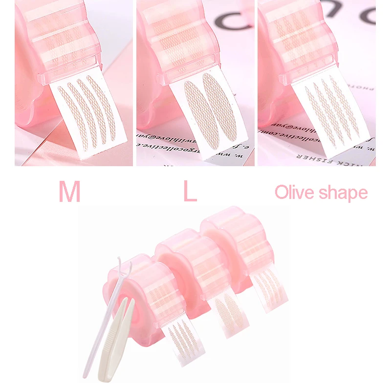 360Pcs Eyelid Sticker Eyes Make Up Double Tape Fold Self Adhesive Eye Lift Strips Stickers Makeup Invisible Tool | Красота и здоровье