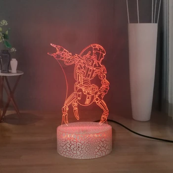 

Destroyer droid LED Night Light Star Wars Droideka 3D Visual Table Lamp Battle droid Switch Desk Lamp RGB Colorful Bedside Lamp