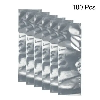 100 шт антистатическая защитная сумка, плоский открытый верх, 3," x 12,2"