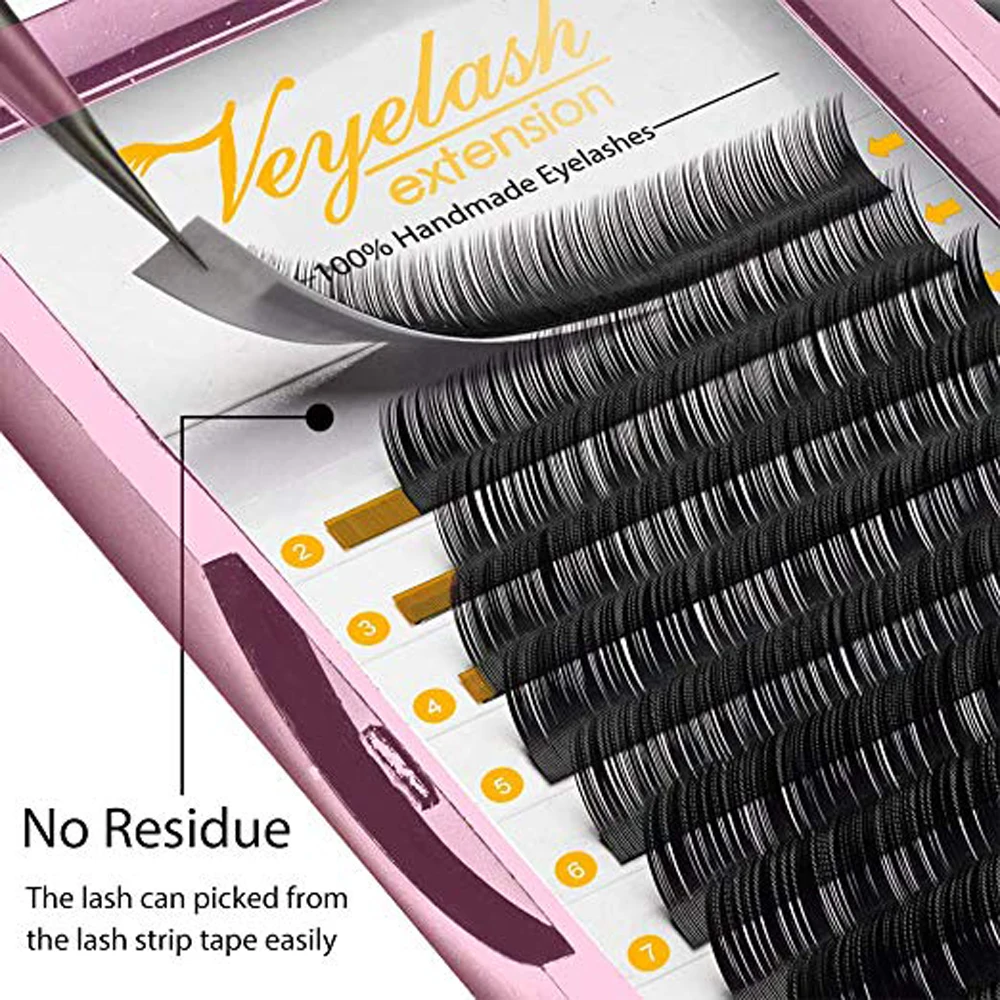 Veyelash High quality Eyelash Extensions Individual eyelashes maquiagem cilios professionals soft mink eyelash