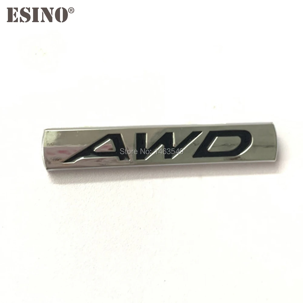 Новинка автомобильный стайлинг 3D AWD металлический хромированный цинковый сплав