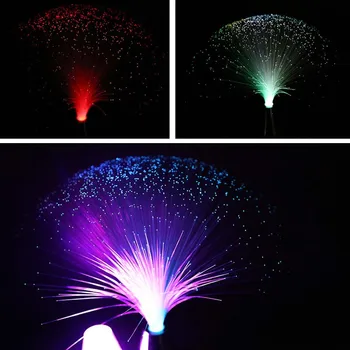 

Novelty Romantic Multi Change Color LED Fiber Optic Night-light Lamp for Holiday Party Home Wedding Decoration Light Up Toys