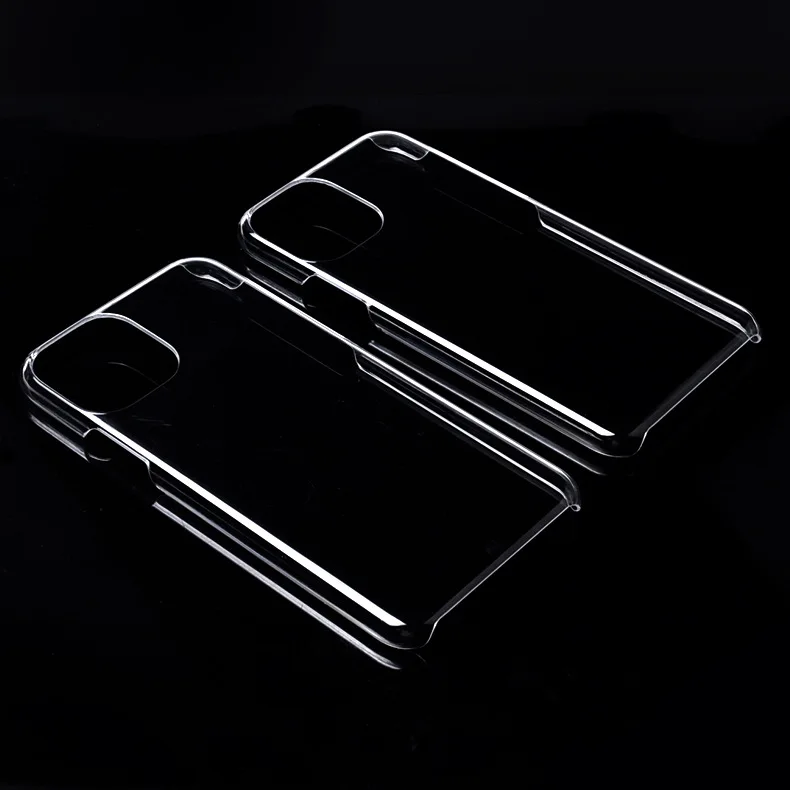 Тонкий прозрачный чехол для iPhone 11 Pro Max Crystal ультра жесткий пластиковый глянцевый защелкивающийся чехол для iPhone X XR XS Max Capa