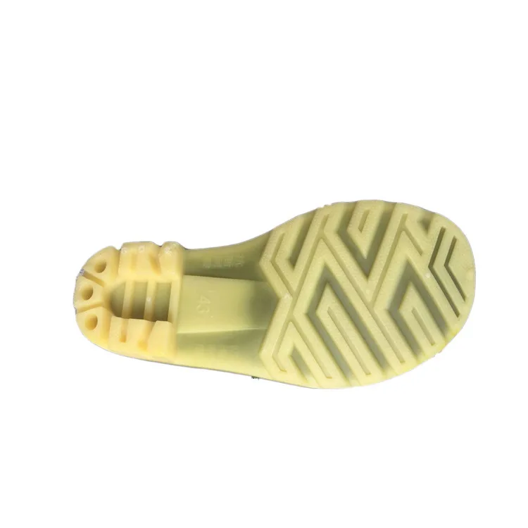 

Rubber Sole PVC Men Medeum Hight Rain Boots Rain Boots Labor Safety Acid And Alkali Resistant Anti-slip Rain Boots