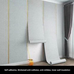 Self-Adhesive Wall Covering Anti-Collision Wallpaper Bedroom Wall Decoration 3D Stickers Waterproof And Moisture-Proof Wallpaper