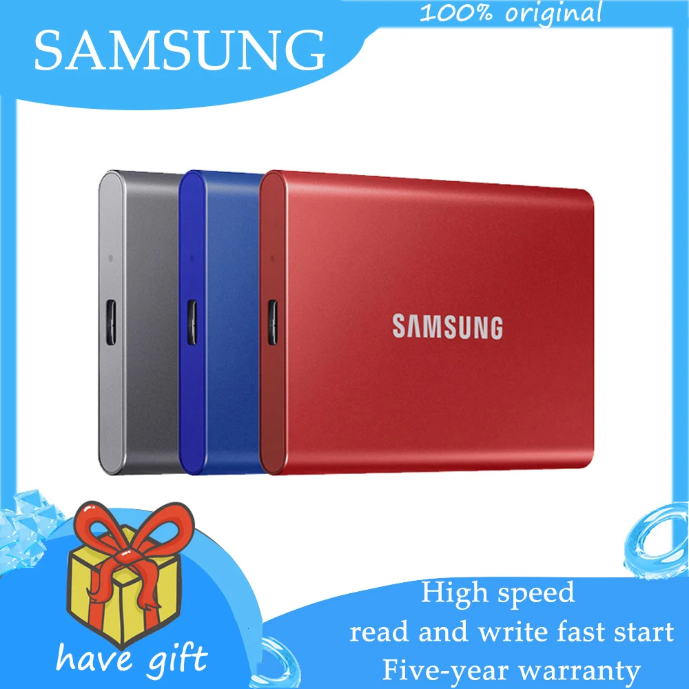 - SAMSUNG 1TB SSD NVME External Solid State Drives 500GB 1TB 2TB TypeC USB 32 Gen2 SSD compatible for laptop
