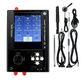 شراء جديد PortaPack H2 و ل هاكرف واحد SDR البرمجيات تعريف الراديو 1MHz-6GHz تجميعها مع هوائيات