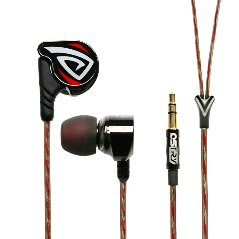 OSTRY KC06 KC06A динамические HIFI наушники в ухо спортивные гарнитура процесс вакуумного