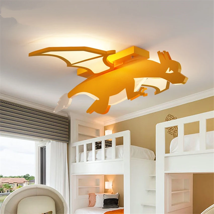 Spitfire Dragon Cartoon Ceiling Lights Children's Room Living Room
