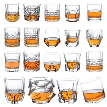 

Lead-Free Wine Whiskey Glass Home Bar Beer Glass Cup Set European Creative Spirits Glass White Wine Quality Special Wine