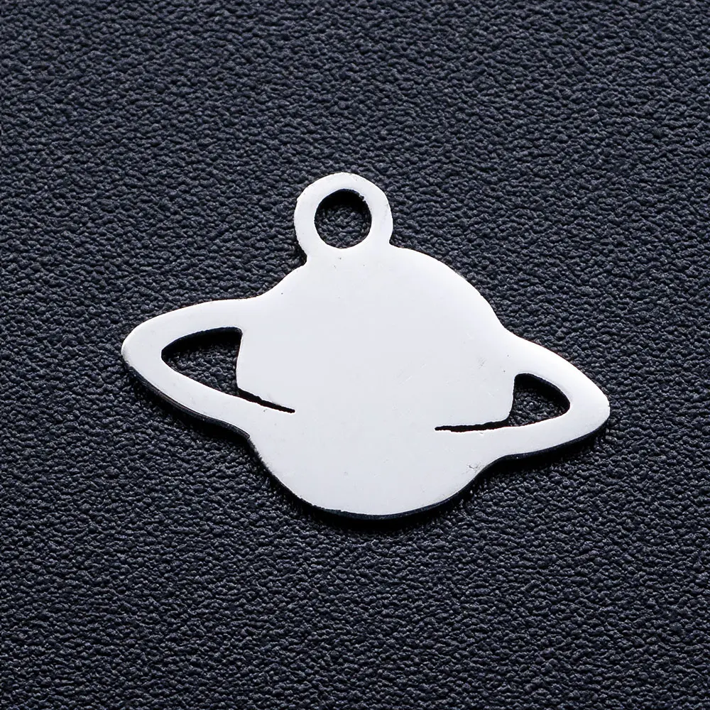 10pcs/lot Star Universe DIY Jewelry Charms Wholesale 100% Stainless Steel Charm for Bracelet Making Pendant Accessories | Украшения и