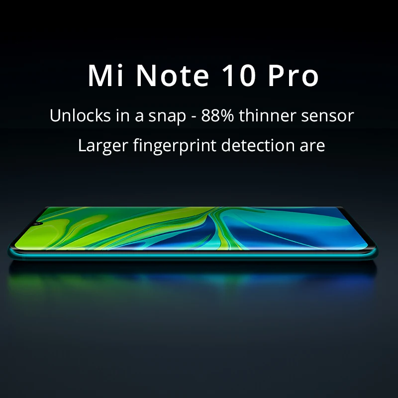 Глобальная версия xiaomi mi Note 10 Pro 8 Гб 256 Смартфон 108 МП пента камера 5260 мАч 30 Вт флэш