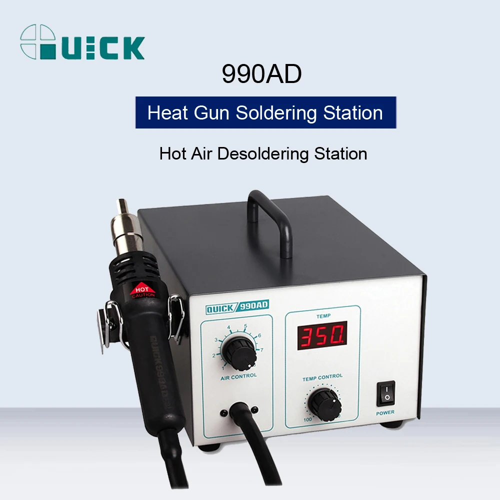 Soldering Station Rework Station Heat Gun 990ad Digital Display