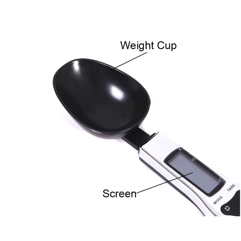 Ложка с ЖК-экраном весы 500 г 0,1 г мерная ложка баланс граммовые электронные ручные весы цифровые весовые кухонные весы для продуктов