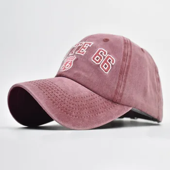 

Fast Shipping Mens and Womens Baseball Cap Women's Outside Sports Hip Hop Caps Washed 66 Pattern Hats for Boys and Girls