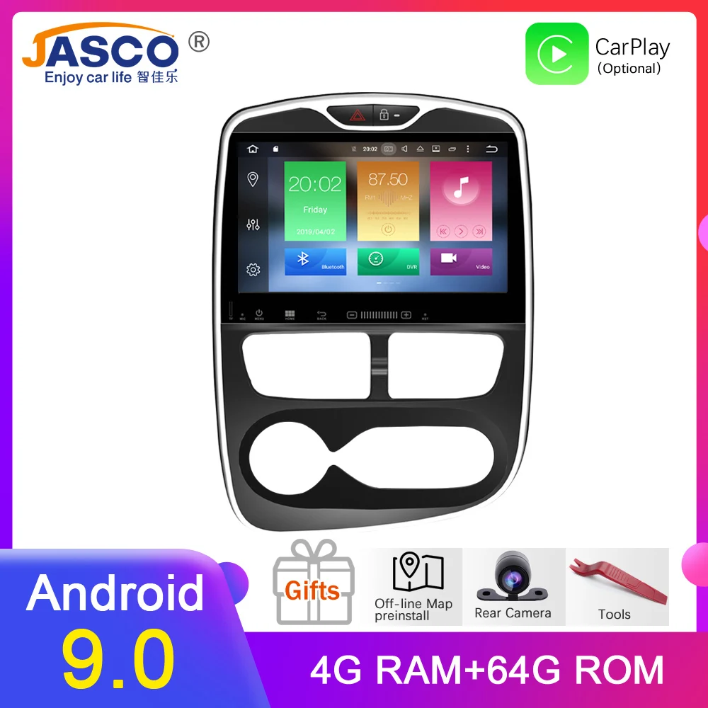 Android 8,0 dvd-плеер автомобиля gps ГЛОНАСС мультимедиа для renault Clio 2012-2015 Авто BT Радио аудио-видео стерео Оперативная память 4 г