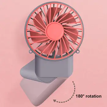 

Portable Handheld Folding USB Rechargeable Wearable Mute Desktop Cooling Fan 2020