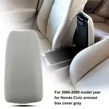 

Faux Leather Useful Easy Installation Armrest Cover Lightweight Car Armrest Cover Easy Installation
