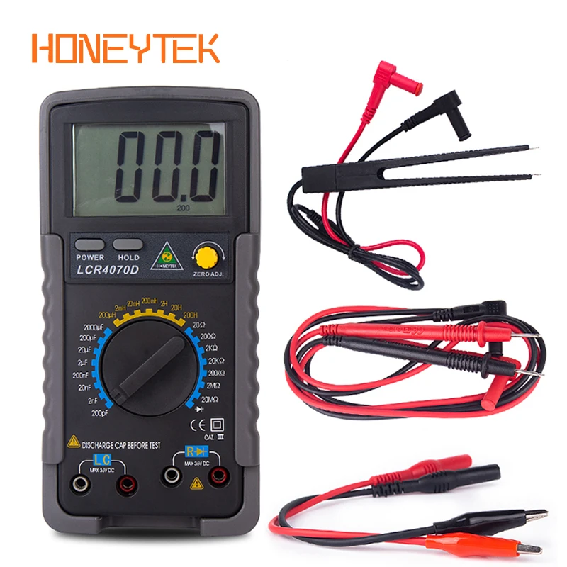 Цифровой измеритель индуктивности HONEYTEK LCR4070D тестер сопротивления и емкости