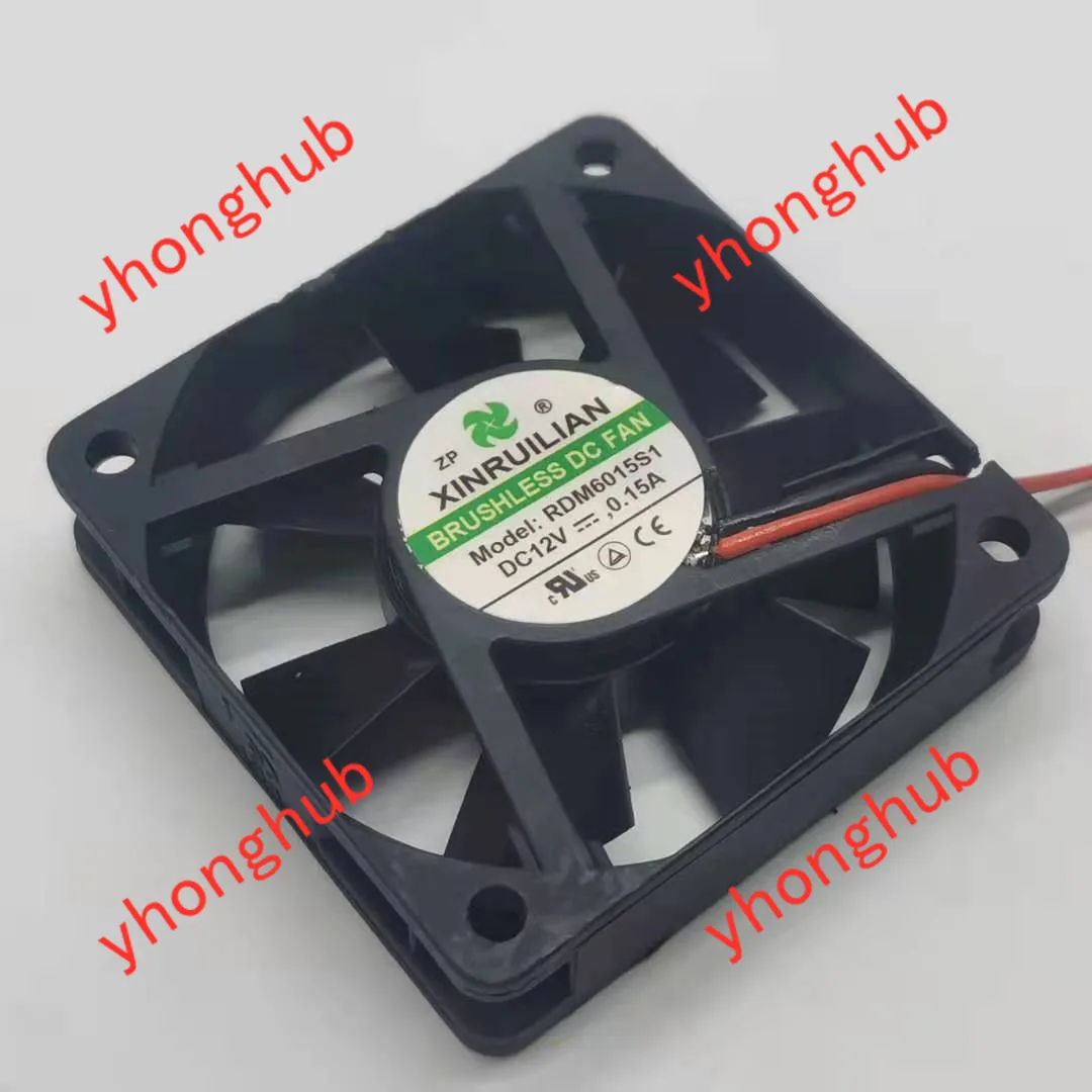 Xinruilian RDM6015S1 DC 12 В 0.15A 60x60x15 мм 2-проводной Вентилятор охлаждения сервера |