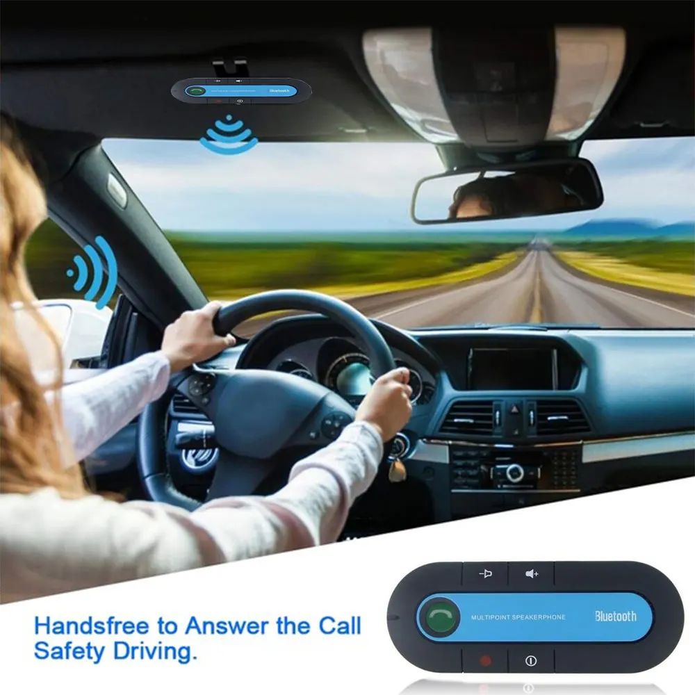 Беспроводной Bluetooth беспроводной Громкая связь портативный приемник Bluetooth громкая связь для громкой связи Прямая поставка