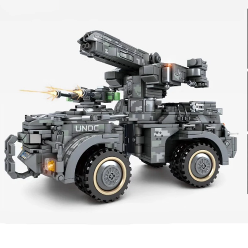 

2019 World War 2 WW2 Army Tank Armored Vehicle Self-Propelled Artillery Soldier Figures Building Blocks Bricks Kids Toys
