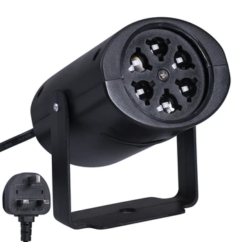 

Christmas Moving Sparkling LED Snowflake Landscape Laser Light Projector Wall Lamp Xmas Light Party Outdoor Supplies EU US UK AU