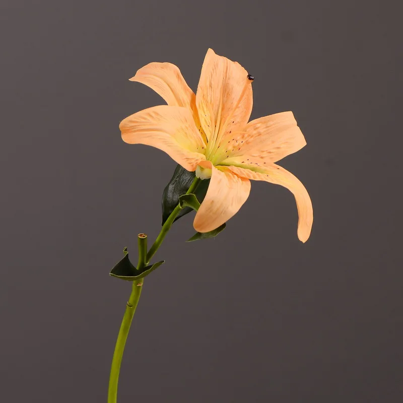 MBF38cmRealTouchLilyArtificialFlowerHighQualitySilkFlowersForHomeWeddingParty