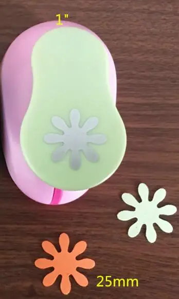3/", 5/8", ") Маргаритка в виде корабля дырокол для скрапбукинга школы DIY цветок резак бумаги EVA пены лепесток Дырокол - Цвет: 1pc 25MM