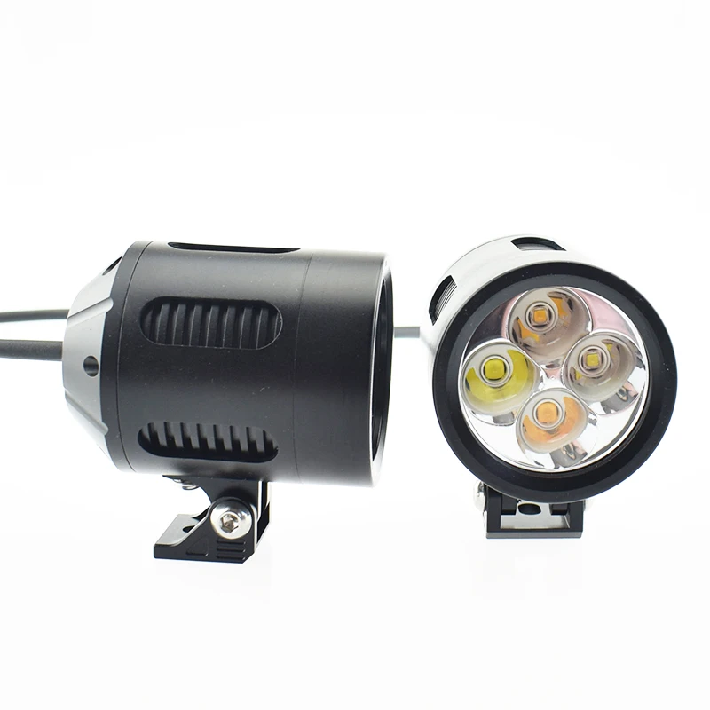 

LED 12V 35W motorcycle work head lamp Two-colors spotlights Off Road Vehicle driving lights fog lamp work head lamp Headlights