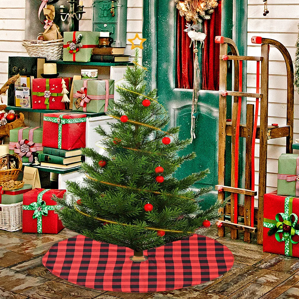 Jupe De Sapin De Noël 92cm - Couvre-pied En Polyester Pour Décorer Votre Arbre - 10