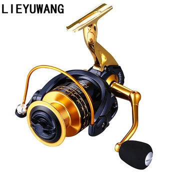 

Metal 13+1BB Spinning Reel Fishing Reel Speed Ratio 4.7:1-5.0:1 for Saltwater Carp Fishing Reels Gear Roll 1000-6000 Wheel Tools