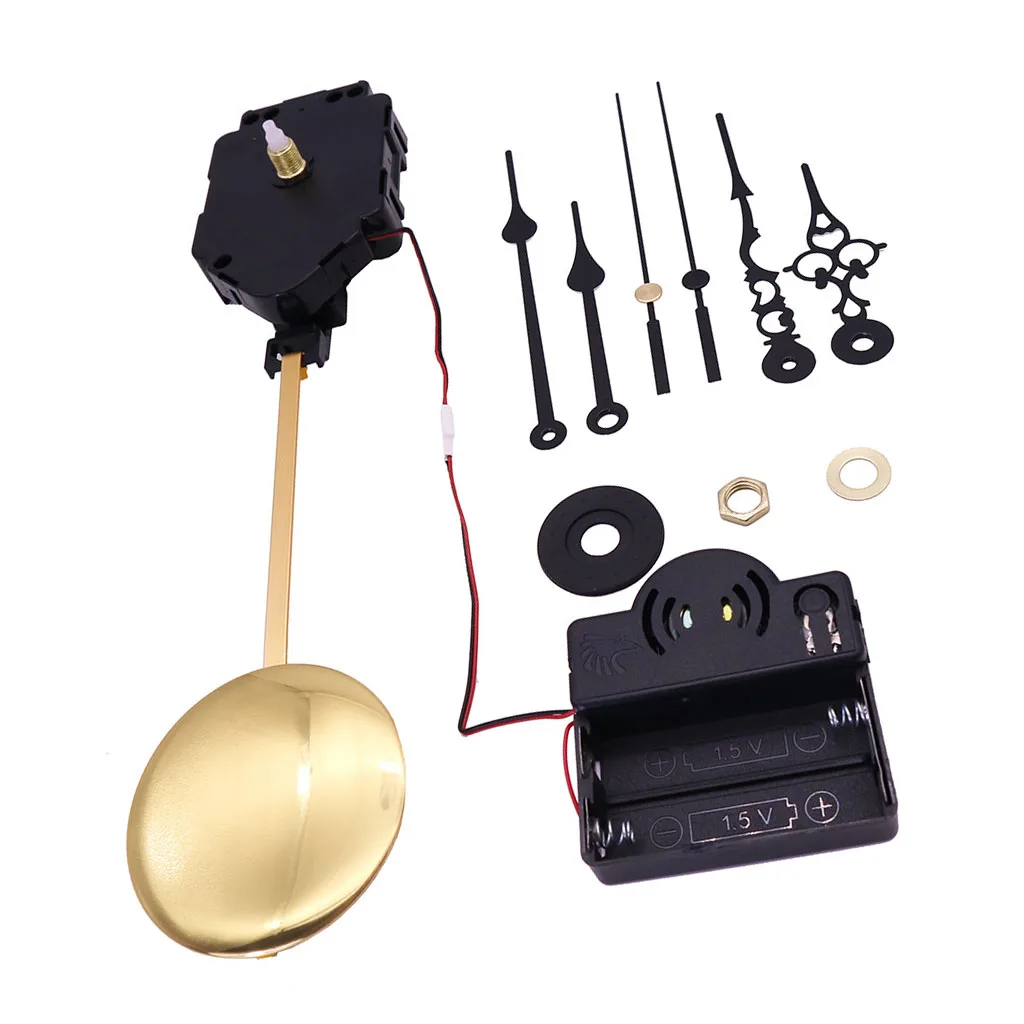 Wall Quartz Pendulum Clock Movement Mechanism Music Box DIY Kit for Repairing Replacing