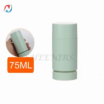 

5000pcs 2.53oz 75ml Teal Deodorant Packaging Stick Container Round Tube with Disc for Body Perfume, Soap, Solid Sunscreen Stick