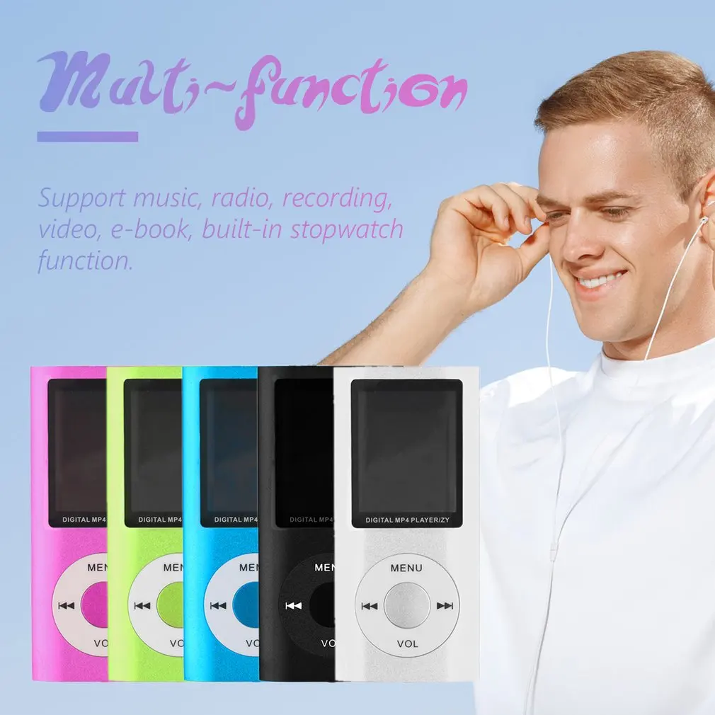 

ONLENY Mp3 Music Player With FM Radio Video Player E-book Player MP3 Digital LED LCD Screen Players Support 32G TF Card