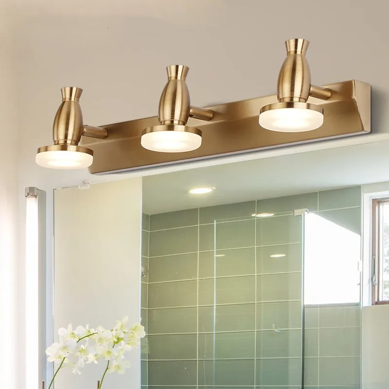 

High quality mirror headlights Modern Simple Comfortable Bright Waterproof Proof Stainless Steel Led Mirror Headlight Bathroom