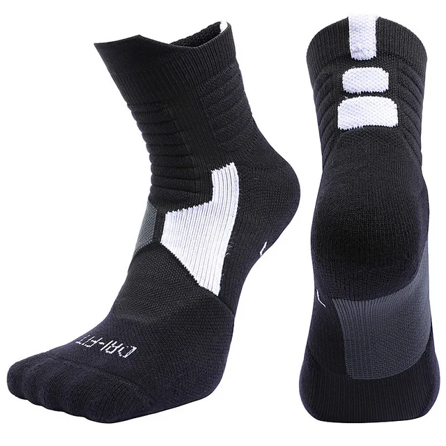 

10Pairs Wholesale Towel Sweat Absorbing Professional Basketball Football Baseball Socks Teenage Sport Socks Outdoor Hiking Socks