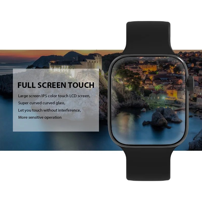 Smart Watch W4 iwo 5 lite IP67 Waterproof Sport Blood Pressure Montre Homme Reloj Inteligente Mujer Message Notification