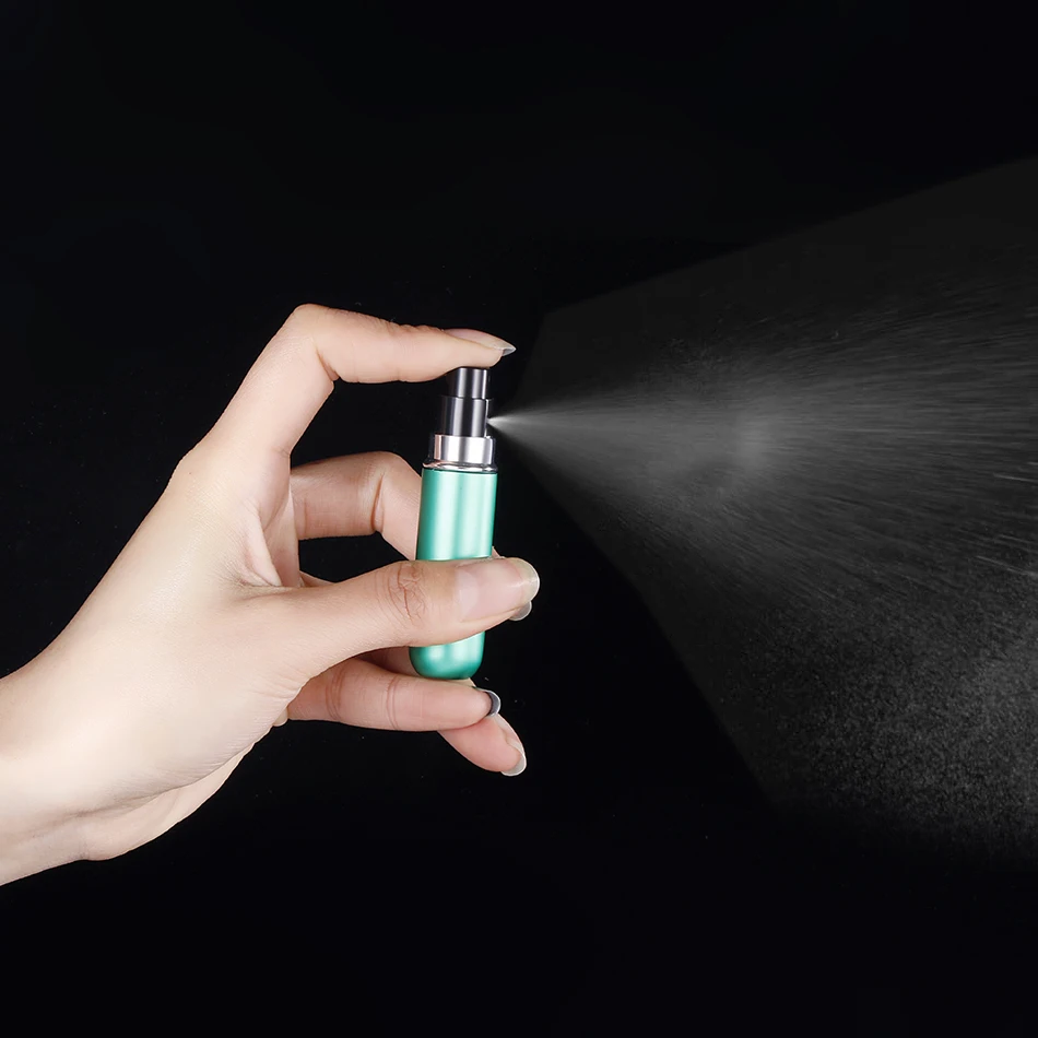 5ml 8ml Portable Mini Refillable Bottles Perfume Spray Bottle Aluminum Atomizer Spray Bottle Travel Container Perfume 4