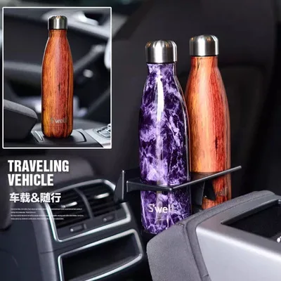 

Fashion-Swell Insulated Cup Grumpy Cat Cup SUPREME Sports Vacuum Stainless Steel Kettle Wood Grain Coke Bottle