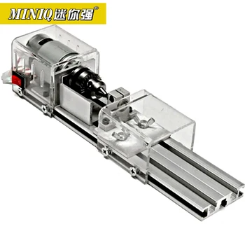 

MINIQ Mini lathe DIY machine tool Woodworking lathe Grinding and cutting beads