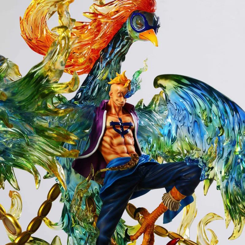 

One Piece/One Piece White Beard First Captain Phoenix Marco Ultra Large Statue Garage Kit Model