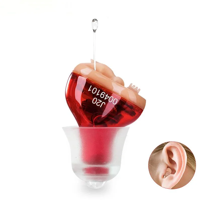 Hearing Aids Audifonos J20 for Deafness/Elderly Adjustable Micro Wireless Mini Size Invisible Hearing Aid Ear Sound Amplifier