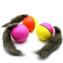 PC Pet игрушки для собак и кошек Электрический Бобер игрушка Горностай прокатки прыгающие шарики игрушки для собак щенков Смешные движущиеся электронные плюшевые игрушки