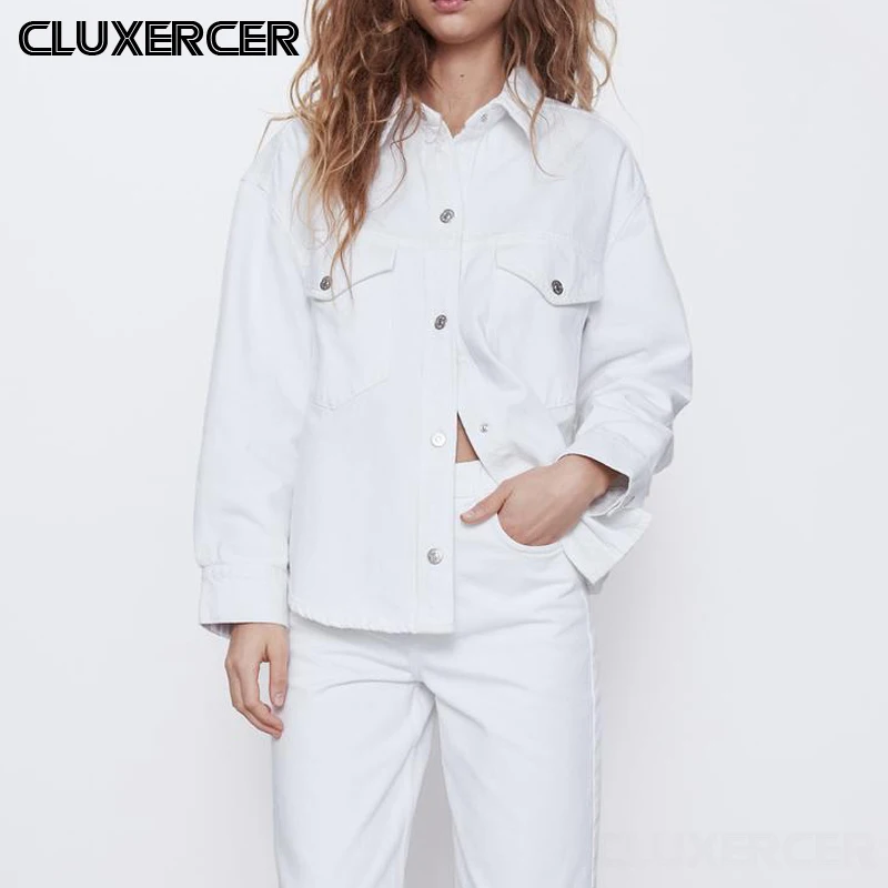 camisas vaqueras blancas mujer