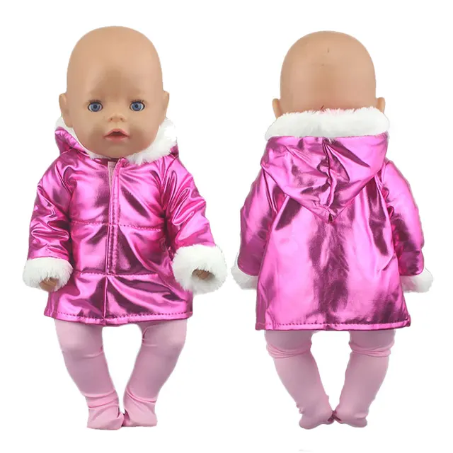 2020 New Down Jackets Suit Fit For 43cm Baby Born Doll 17inch Born Babies Doll Clothes and Accessories 6