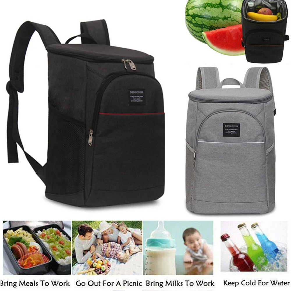 Портативная сумка для пикника, рюкзаки, водонепроницаемая большая сумка-переноска для еды, пикника, еды, напитков, рюкзак, Термосумка на плечо, большая коробка