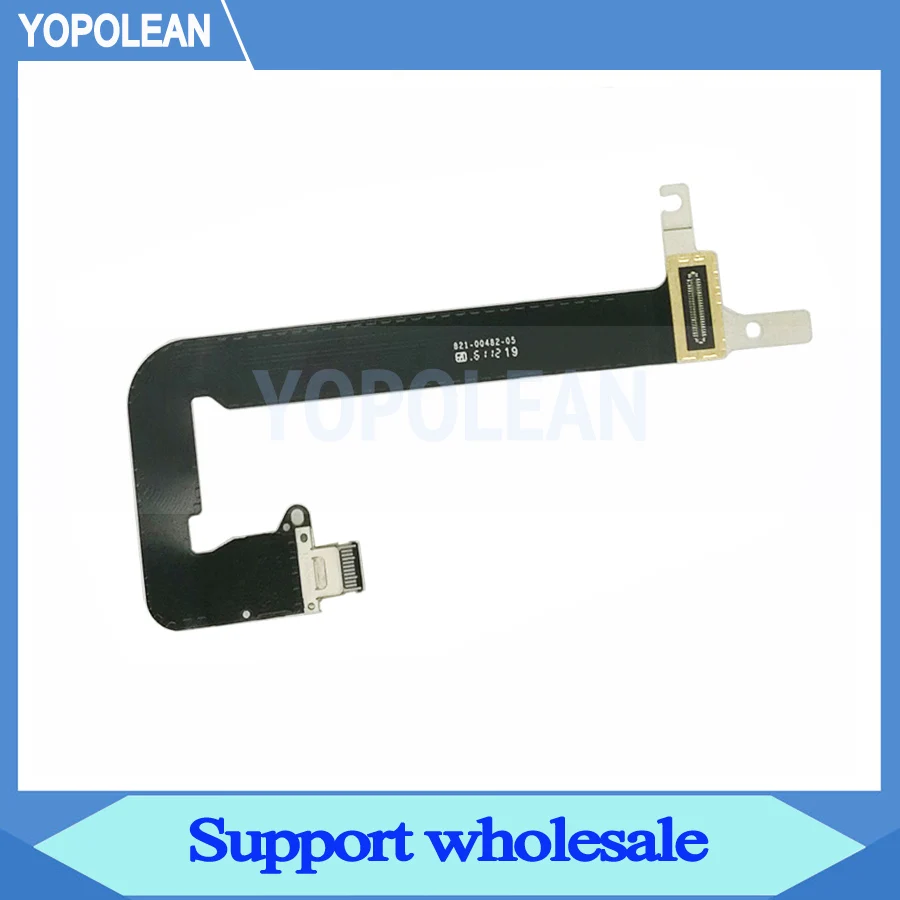 821-00482-A 821-00828-A ноутбук A1534 DC Jack I/O USB-C Мощность доска с кабелем 2016 2017 для MacBook Retina 12