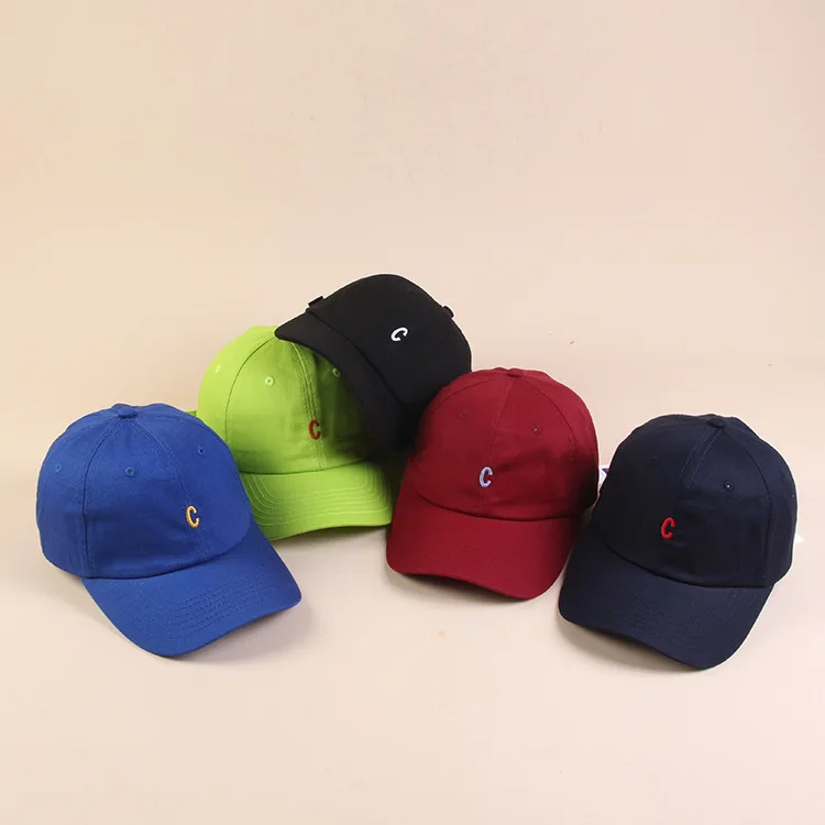 

2019 New Style C Lettered Baseball Cap Korean-style Casual Versatile Brim Hat Female Youth Students Topee Sun Hat